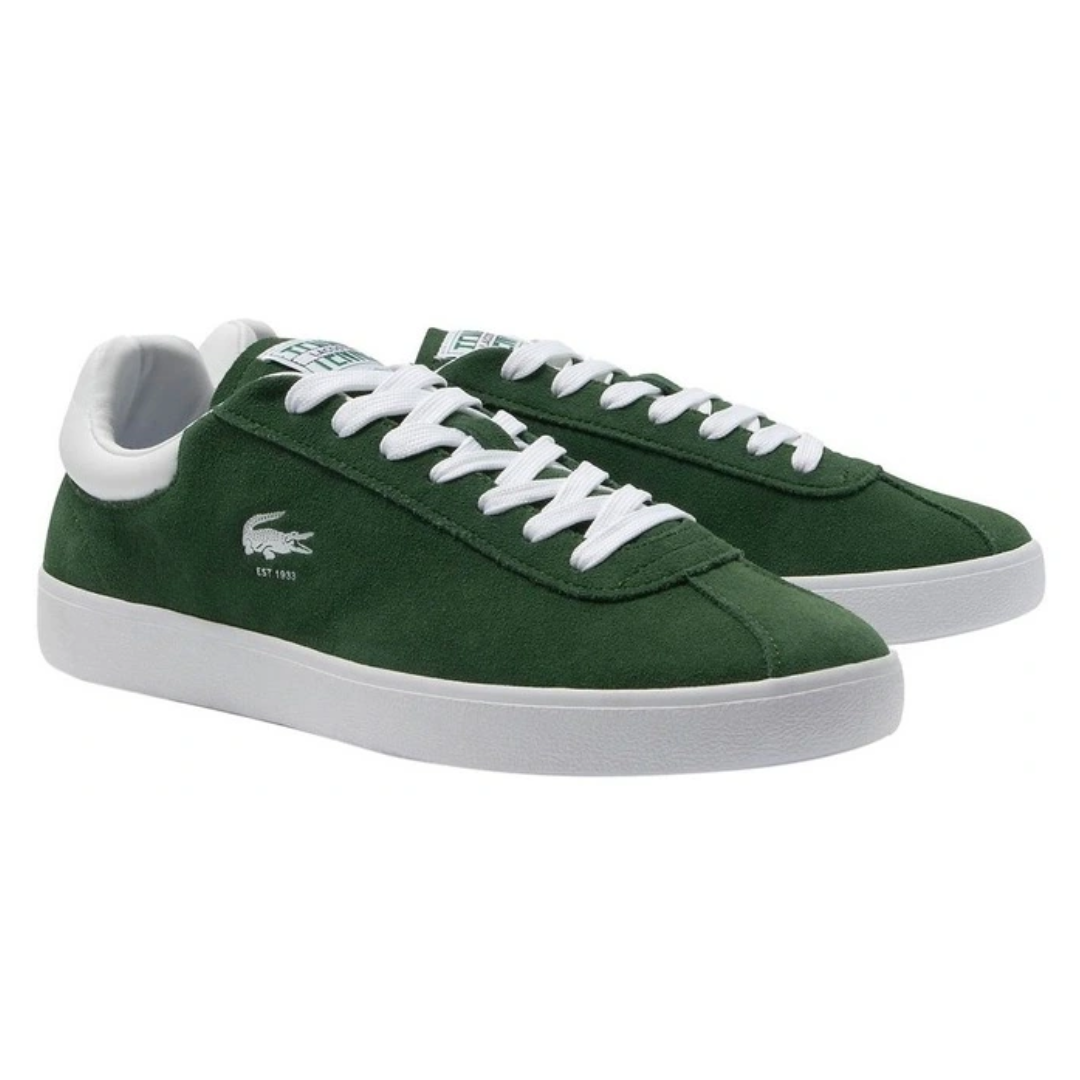 Tenis Lacoste Baseshot Verde/Blanco Hombre - U