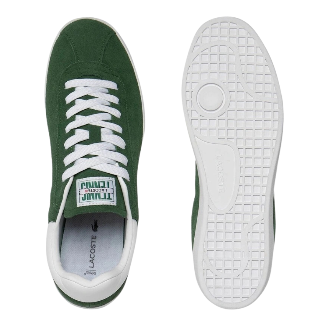 Tenis Lacoste Baseshot Verde/Blanco Hombre - U