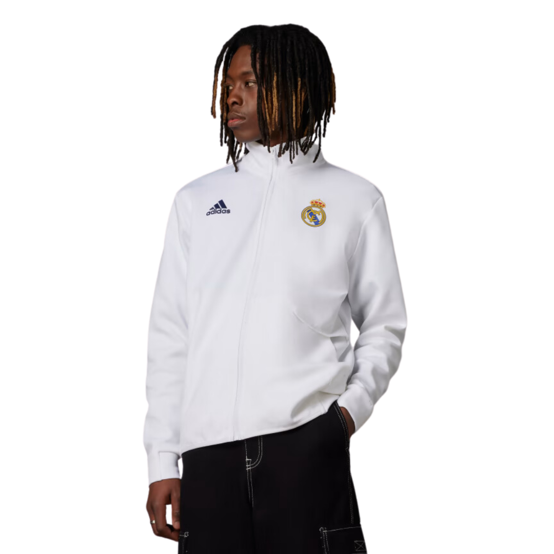 Chamarra Adidas Real Madrid Anthem Hombre - U