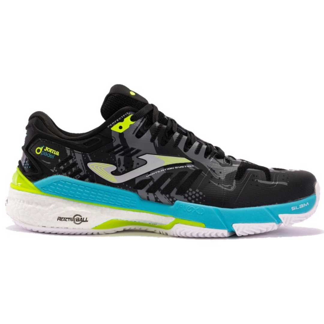 Tenis Joma T.Slam 2401 Negro-Azul de Pádel para Hombre - U