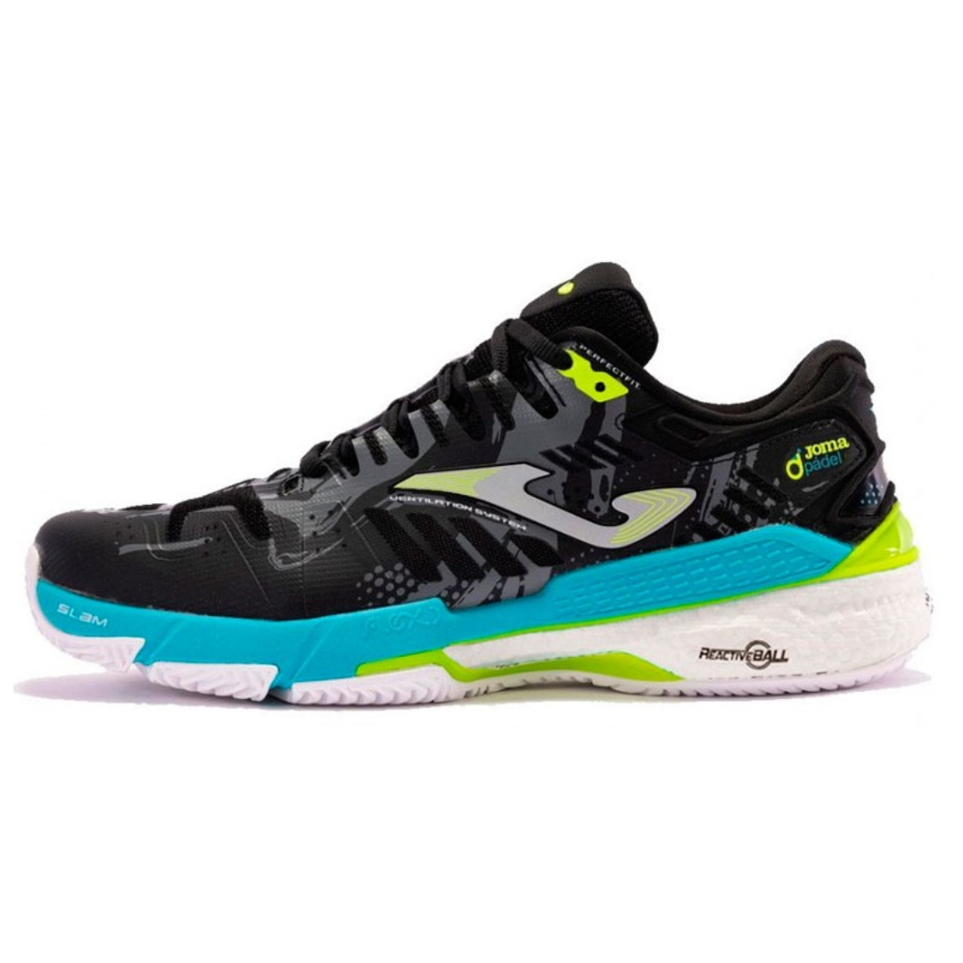 Tenis Joma T.Slam 2401 Negro-Azul de Pádel para Hombre - U