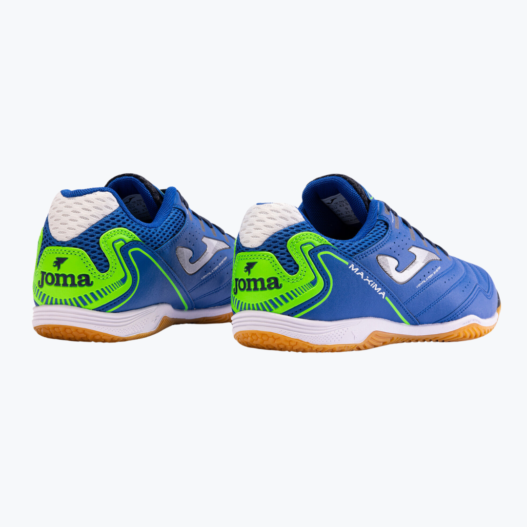Tenis de Fútsal Joma Maxima 23 Indoor Royal Verde Flúor Hombre - U