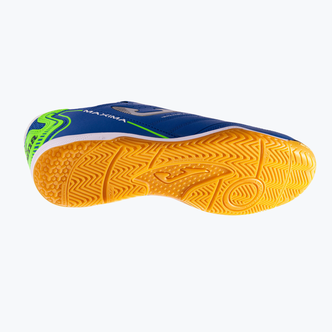 Tenis de Fútsal Joma Maxima 23 Indoor Royal Verde Flúor Hombre - U
