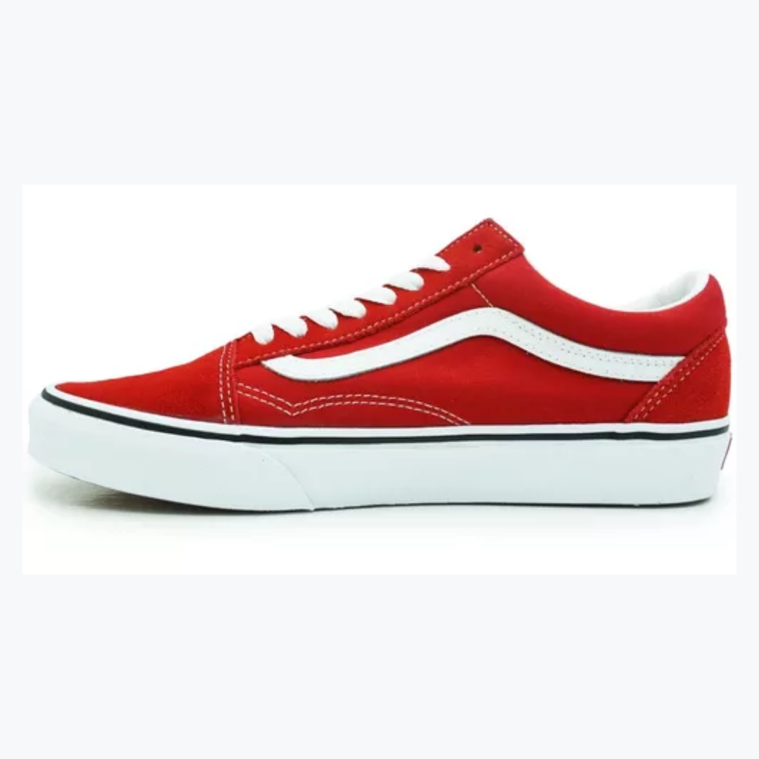 Tenis Vans Old Skool Classic Rojo 5JV6 Hombre - U