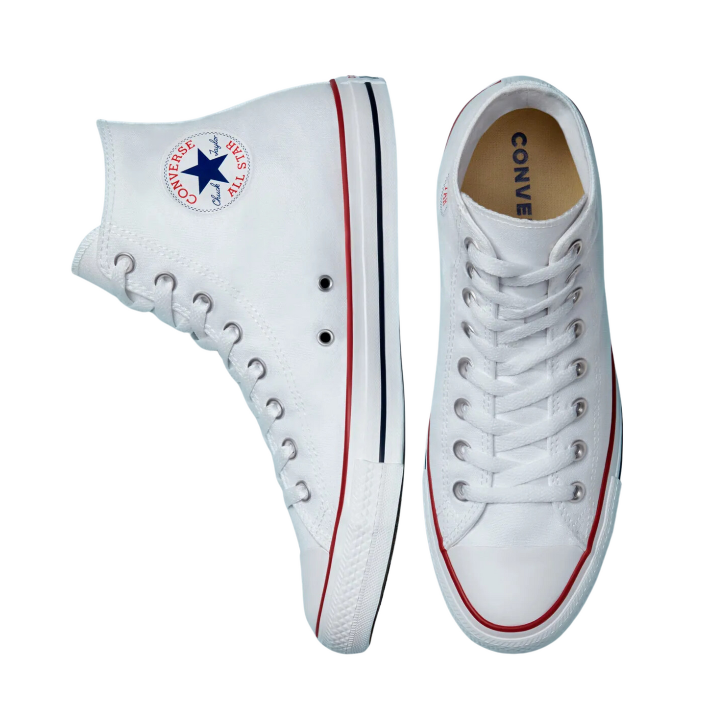 Tenis Converse Chuck Tayor All Star Blanco en Bota Unisex - U