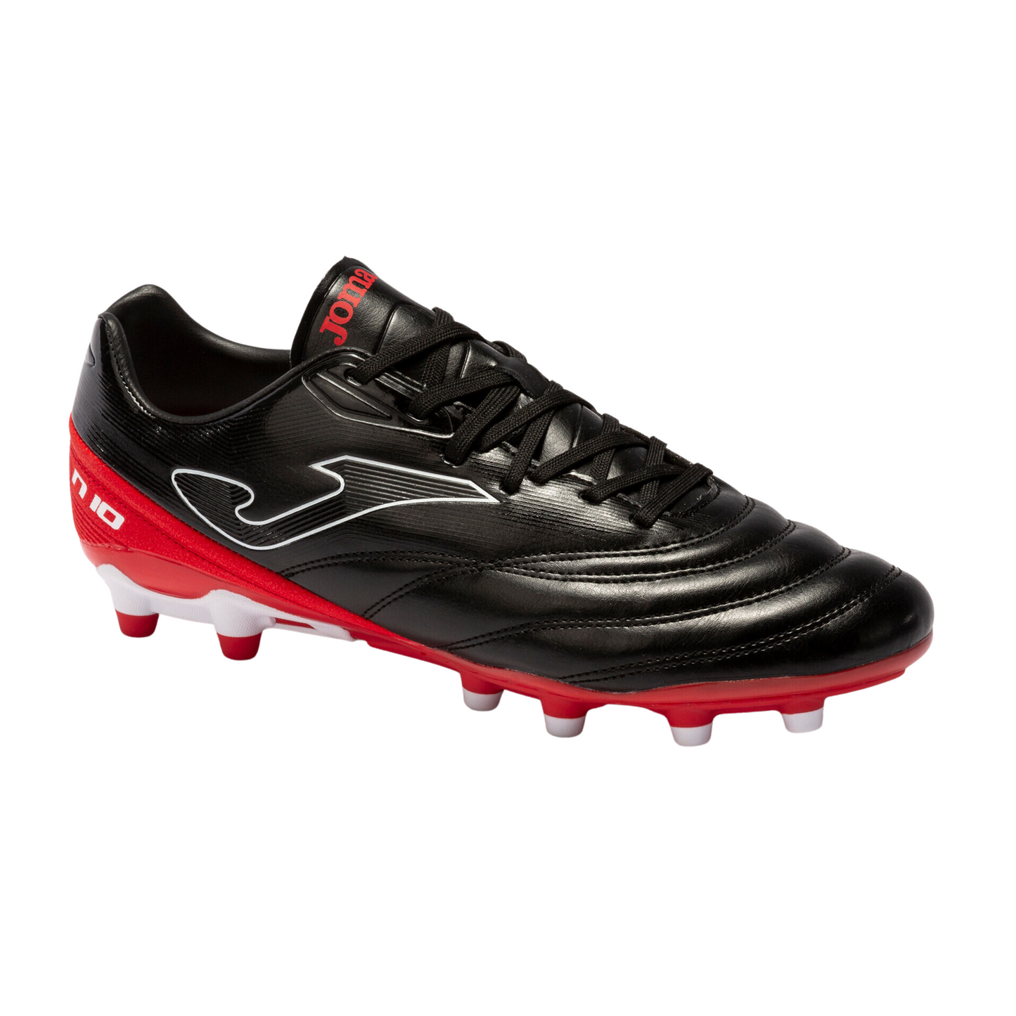 Tachones de Fútbol Joma N10 Negro/Rojo Hombre FG - U