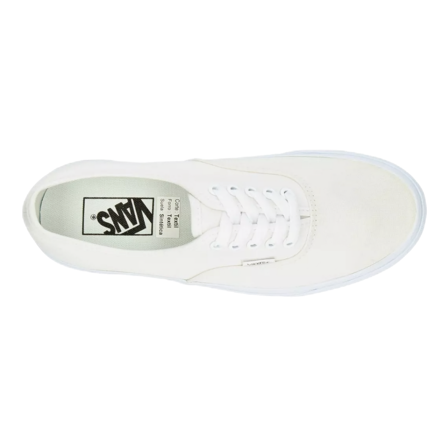 Tenis Vans Authentic True White Hombre - U