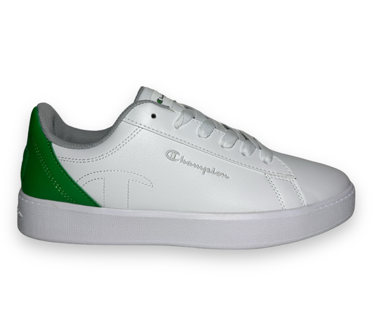 Tenis Champion Pure Cas Bco con Verde