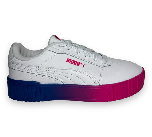 Tenis Puma Carina 2.0 Blanco/Azul/Rosa - C