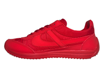 Tenis Panam Clásico Urbano Rojo Monocromático Para Hombre
