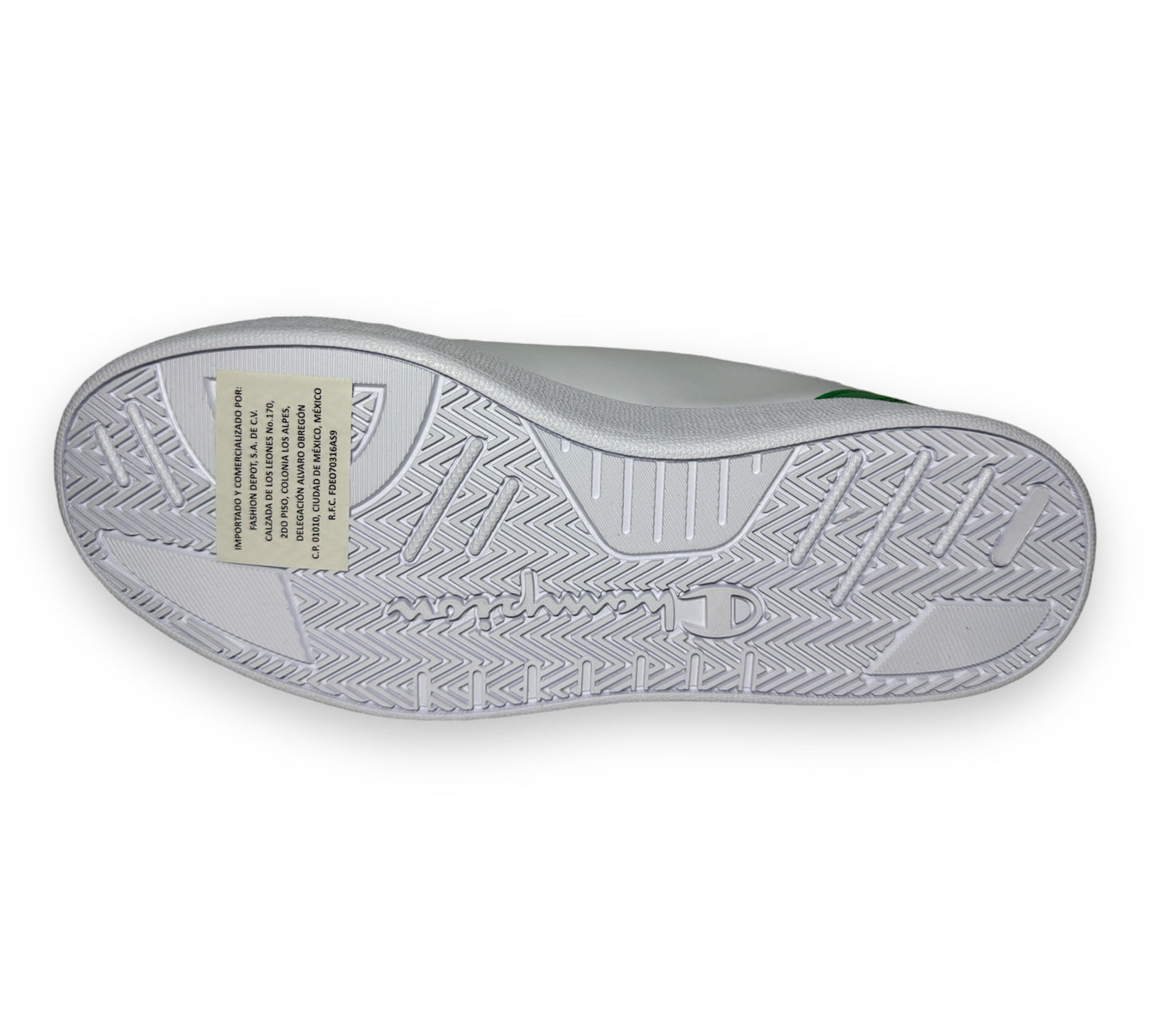 Tenis Champion Pure Cas Bco con Verde