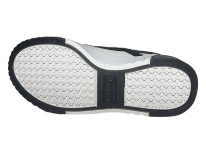 Tenis Panam Casuales Para Dama Con Plataforma Color Blanco Y Negro