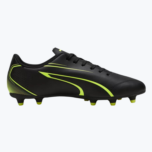 Tachones De Fútbol Puma Vitoria FG/AG Negro/Verde Hombre - U