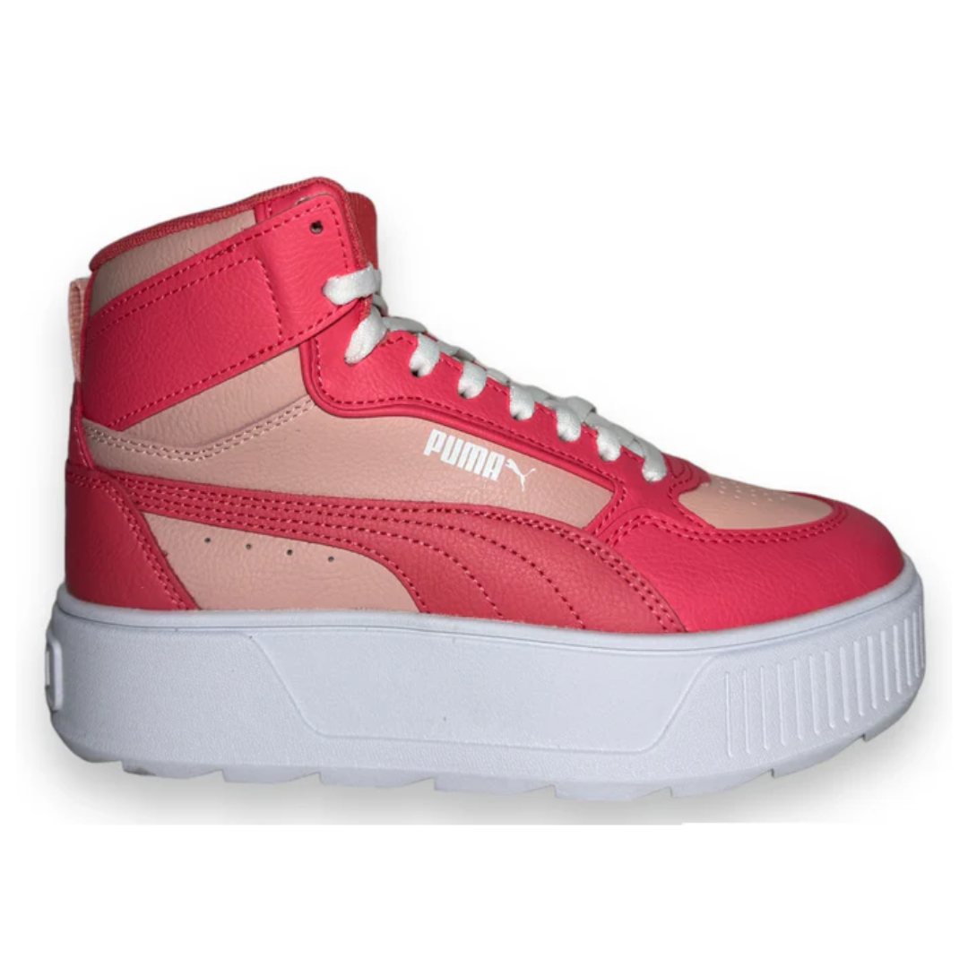 Tenis Puma Karmen Rebelle Mid Jr Rosa Mujer - CU