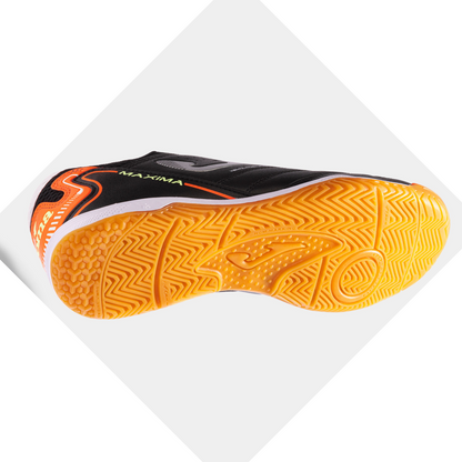 Tenis de Fútbol Sala Joma Maxima 23 Indoor Negro Naranja Hombre - U