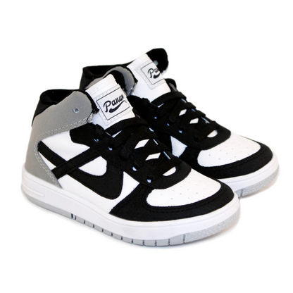 Tenis de Bota Panam Urbano Blanco/Negro/Gris para Niño - U