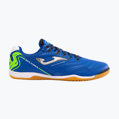 Tenis de Fútsal Joma Maxima 23 Indoor Royal Verde Flúor Hombre - U