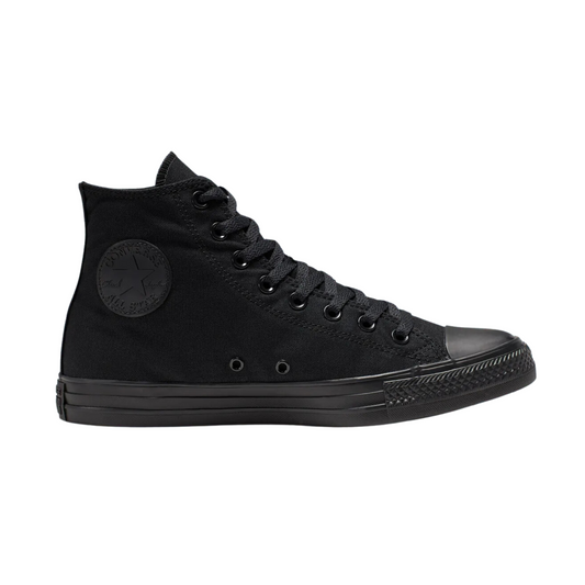 Tenis Converse Chuck Taylor All Star en Bota Negro Monocromo Unisex - U