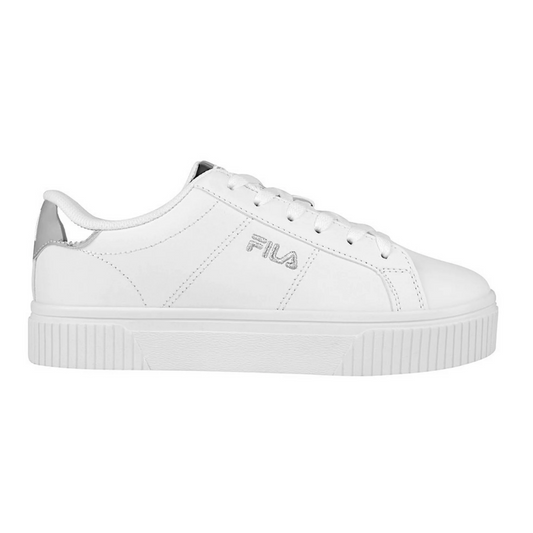 Tenis Fila Panache Simipiel Blanco/Plata Mujer - U