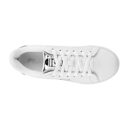 Tenis Fila Panache Simipiel Blanco/Plata Mujer - U